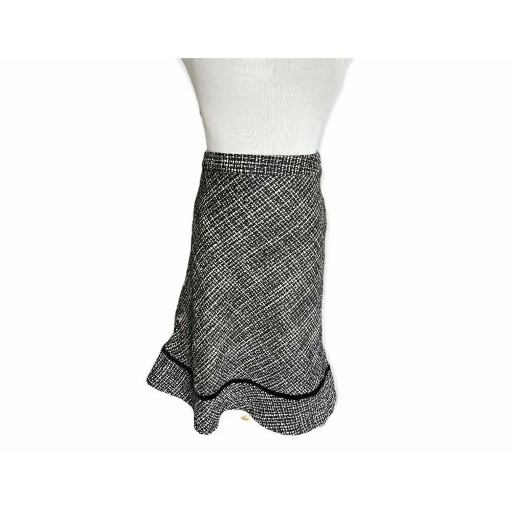 Worn Once Womens Vintage Gap Classic Tweed City Chic Plaid Skirt - Sz 14